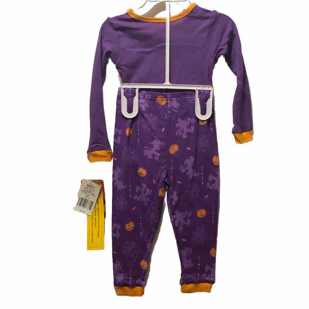 Disney for Kohls Mickey & Minnie Halloween Pajama Set 2 Piece New 2T - Picture 8 of 16